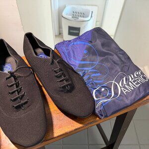 Mens Dance Shoes, size 12, black,  Dance America